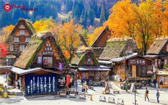 [HCM] Tour Nhật Bản Mùa Thu: Cung Đường Làng Cổ Shirakawago